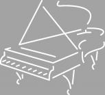 Aufkleber Applikation - Klavier - AP0665 - weiß / 15cm