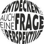 Auto-Aufkleber Wohnwagen Applikation rund - ENTDECKEN IST AUCH EINE FRAGE - AP1617 Gr. ca. 60cm x 60cm