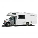 Auto-Aufkleber Wohnwagen Applikation - Altenheim Flüchtlinge - AP1619 Gr. ca. 60cm x 8cm