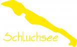 PVC- Applikations- Aufkleber "Schluchsee"    in 8  Farben, 25 cm groß  AP2001 gelb