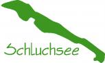 PVC- Applikations- Aufkleber "Schluchsee"    in 8  Farben, 25 cm groß  AP2001 grün