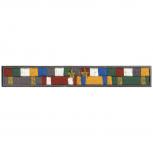 AUFNÄHER - Nationalflagge - 04739 - Gr. ca. 13,6 x 1,9 cm - Patches Stick Applikation