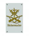 Zunftschild Handwerkerschild - Büchsenmacher - beschriftet auf edler Acryl-Kunststoff-Platte - 309418