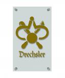 Zunftschild Handwerkerschild - Drechsler - beschriftet auf edler Acryl-Kunststoff-Platte – 309446