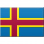 Küchenmagnet - Länderflagge Aland-Island - Gr.ca.  8x5,5 cm - 38003 - Magnet