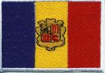 Aufnäher - Andorra Fahne - 21568 - Gr. ca. 8 x 5 cm