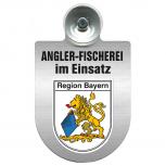 Einsatzschild Windschutzscheibe incl. Saugnapf - Angler Fischerei im Einsatz - 309373