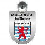 Einsatzschild Windschutzscheibe incl. Saugnapf - Angler-Fischerei im Einsatz - 309373-21  - Region Luxembourg