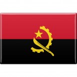 Küchenmagnet - Länderflagge Angola - Gr.ca. 8x5,5 cm - 38006 - Magnet