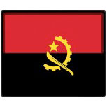 Mousepad Mauspad mit Motiv - Angola Fahne Fußball Fußballschuhe - 82012 - Gr. ca. 24  x 20 cm