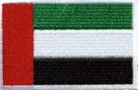 Aufnäher - Arabische Emirate Fahne - 21571 - Gr. ca. 8 x 5 cm