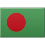 Küchenmagnet - Länderflagge Bangladesch - Gr. ca. 8x5,5 cm - 38015 - Magnet