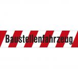 Hinweisschild - BAUSTELLENFAHRZEUG - Gr. ca. 65 x 20cm - 302518