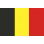 Aufkleber Autoaufkleber Länderfahne - Belgium Belgien - 301250 - Gr. ca. 9,5 x 6,5 cm
