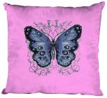 Kissen mit Print - Schmetterling Butterfly - Gr. ca. 40cm x 40cm incl. Füllung - K06992