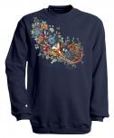 Sweatshirt mit Print - Trompete - S10283 - versch. farben zur Wahl - Gr. S-XXL