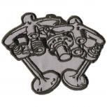 AUFNÄHER - Motor - 04366 - Gr. ca. 8 x 11 cm - Patches Stick Applikation