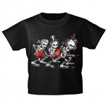 Kinder T-Shirt mit Print - Bones Trio - 12282 Gr. 92-146 - ROCK YOU© MUSIC SHIRTS
