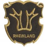 Aufnäher - Brandzeichen Rheinland - 04641 - Gr. ca. 6,5 x 7 cm - Patches Stick Applikation