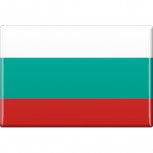 Magnet - Länderflagge - Bulgarien - Gr.ca. 8x5,5 cm - 38023 - Küchenmagnet