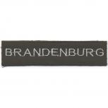 AUFNÄHER - Brandenburg - 04024 - Gr. ca. 11,5 x 2,5 cm - Patches Stick Applikation