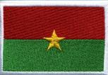 Aufnäher - Burkinadaso Fahne - 21582 - Gr. ca. 8 x 5 cm