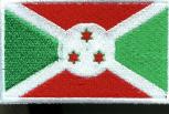 Aufnäher - Burundi Fahne - 21583 - Gr. ca. 8 x 5 cm