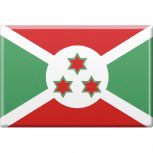 Küchenmagnet - Länderflagge Burundi - Gr.ca. 8x5,5 cm - 38025 - Magnet