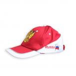 Baseballcap mit Einstickung Wappen Flagge Russland Russia - 68681/1 rot/weiss