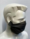 20x Behelfsmaske Maske Gesichtsmaske mit wasserabweisenden Vliess - 15443 Schwarz