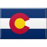 MAGNET - US-Bundesstaat Colorado - Gr. ca. 8 x 5,5 cm - 37106/1 - Küchenmagnet