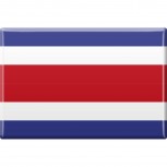 Küchenmagnet - Länderflagge Costa Rica - Gr.ca. 8x5,5cm - 38937 - Magnet