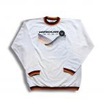 Sweatshirt mit Print Deutschland 4 Sterne S77542 weiß Gr. S-XL