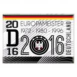 Magnet - Deutschland Europameister - Gr. ca 8 x 5,5 cm - 37922 - Küchenmagnet