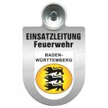 Einsatzschild Windschutzscheibe incl. Saugnapf - Einsatzleitung Feuerwehr - 309476 Region Baden-Württemberg