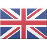 Kühlschrankmagnet - Länderflagge Großbritannien - Gr.ca. 8x5,5cm - 38941 - Magnet