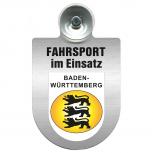 Einsatzschild Windschutzscheibe incl. Saugnapf - Fahrsport im Einsatz - 309477 Region Baden-Württemberg