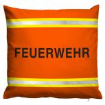 Kissen gefüllt mit refelktierenden Streifen, Aufdruck Feuerwehr  ca. 40 x 40 cm  in 2 Farben  11635