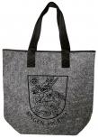 Filztasche mit Einstickung Wappen - BINGEN am RHEIN - 26174 - Shopper Tasche Umhängetasche Bag