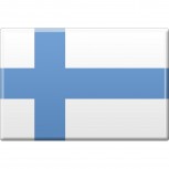 Kühlschrankmagnet - Länderflagge Finnland - Gr. ca. 8x5,5 cm - 38036 - Magnet