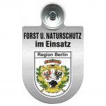 Einsatzschild mit Saugnapf Forst u. Naturschutz im Einsatz  393813 Region Berlin