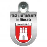 Einsatzschild mit Saugnapf Forst u. Naturschutz im Einsatz  393813 Region Hamburg