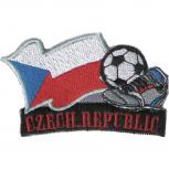 AUFNÄHER Patches Applikation Bügeltransfer - Fußball Tschechien - 77911 - Gr. ca. 8 x 5 cm