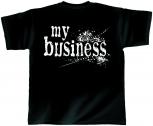 T-Shirt mit Vorder- und Rückenprint - My Buisness - 10399 - von ROCK YOU MUSIC SHIRTS - Gr. S-2XL