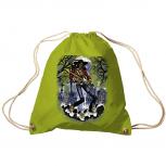 Trend-Bag Turnbeutel Sporttasche Rucksack mit Print- Ghost Guitar - TB65302 limegrün