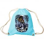 Trend-Bag Turnbeutel Sporttasche Rucksack mit Print- Ghost Guitar - TB65302 hellblau