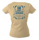 Girly-Shirt mit Print – 18 Jahre- 12837 – beige - XS