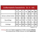 Sweatshirt mit Print - Guitar - S10252 - versch. farben zur Wahl - Gr. schwarz / XXL