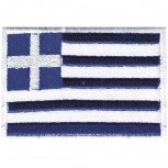 Aufnäher Länderflagge - Griechenland Greece - 20406 Gr. ca. 8 x 5cm