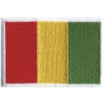 Aufnäher Länderflagge - Guinea - 20405 Gr. ca. 8 x 5cm